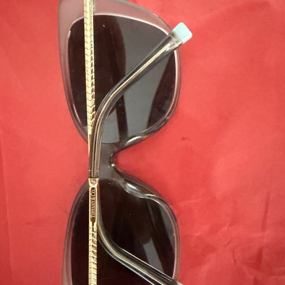 Tiffany & Co. Blue and Gold Glasses with Black Accents TF1130 Eyeglasses - Picture 3 of 5